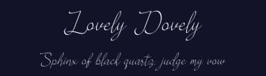 Lovely Dovely by skillyasstudio.com — Script Handwritten Font — thumbnail 2