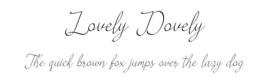 Lovely Dovely by skillyasstudio.com — Script Handwritten Font
