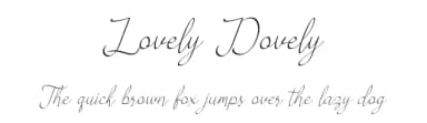 Lovely Dovely by skillyasstudio.com — Script Handwritten Font — thumbnail 1