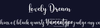 Lovely Dream by Yumna Family — Script Handwritten Font — thumbnail 2
