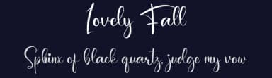 Lovely Fall by FreshtypeINK — Script Handwritten Font — thumbnail 2