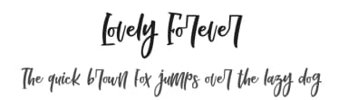 Lovely Forever by Zeenesia Studio — Script Handwritten Font — thumbnail 1
