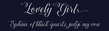 Lovely Girl by Heinzel Std — Script Handwritten Font — thumbnail 2