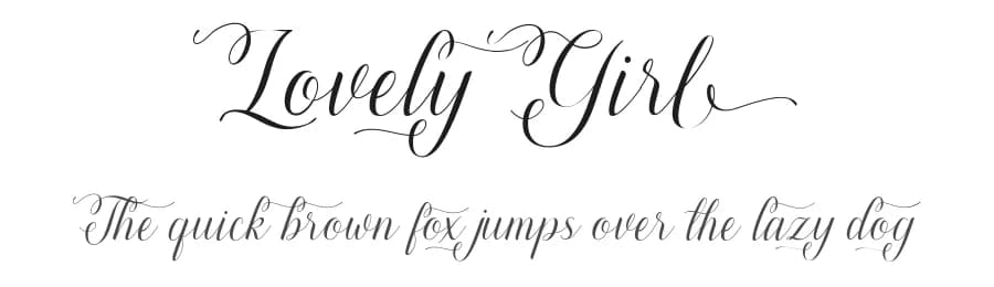 Lovely Girl by Heinzel Std — Script Handwritten Font