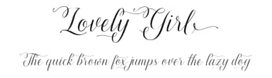 Lovely Girl by Heinzel Std — Script Handwritten Font — thumbnail 1