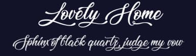 Lovely Home by Typhoon Type - Suthi Srisopha — Script Handwritten Font — thumbnail 2
