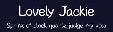 Lovely Jackie by UI Creative — Script Handwritten Font — thumbnail 2