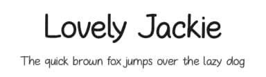 Lovely Jackie by UI Creative — Script Handwritten Font — thumbnail 1