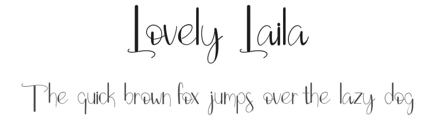 Lovely Laila by Fillo Graphic — Script Handwritten Font