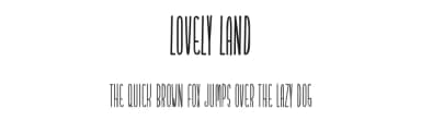 Lovely Land by Hamsah — Script Handwritten Font — thumbnail 1