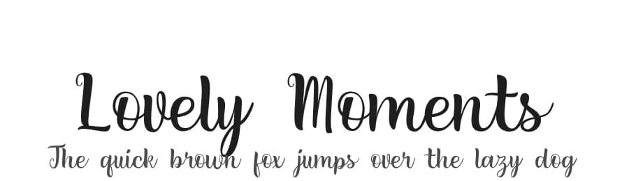 Lovely Moments by Kurnia Setyadi — Script Handwritten Font