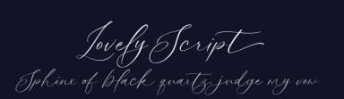 Lovely Script by Riyadh Rahman — Script Handwritten Font — thumbnail 2