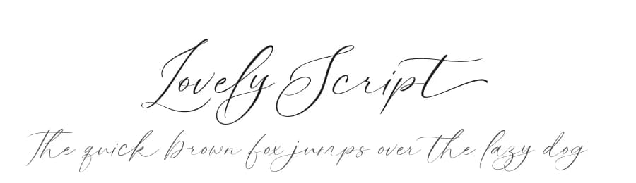 Lovely Script by Riyadh Rahman — Script Handwritten Font