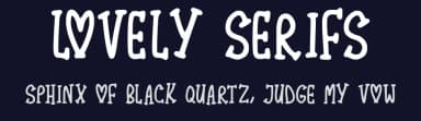 Lovely Serifs by Hawtpixel — Script Handwritten Font — thumbnail 2