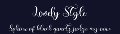 Lovely Style by Yoga Letter — Script Handwritten Font — thumbnail 2