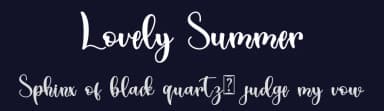 Lovely Summer by Alif Ryan Zulfikar — Script Handwritten Font — thumbnail 2