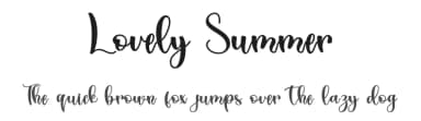 Lovely Summer by Alif Ryan Zulfikar — Script Handwritten Font — thumbnail 1