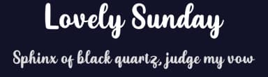 Lovely Sunday by Makashi — Script Handwritten Font — thumbnail 2