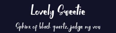 Lovely Sweetie by Almarkhatype — Script Handwritten Font — thumbnail 2