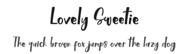 Lovely Sweetie by Almarkhatype — Script Handwritten Font — thumbnail 1