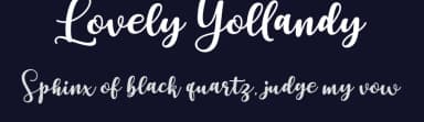 Lovely Yollandy by Beautypes — Script Handwritten Font — thumbnail 2