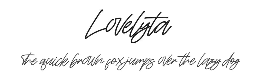 Lovelyta by Perspectype Studio - Letterena.com — Script Handwritten Font