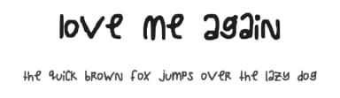 Love Me Again by Font Fabulous — Script Handwritten Font — thumbnail 1