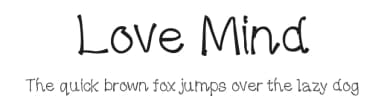 Love Mind by Sarlian H — Script Handwritten Font — thumbnail 1