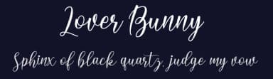 Lover Bunny by Ardyana Types — Script Handwritten Font — thumbnail 2
