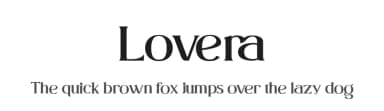 Lovera by Din Studio — Serif Font — thumbnail 1