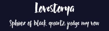 Lovestorya by Silverdav Studio — Script Handwritten Font — thumbnail 2