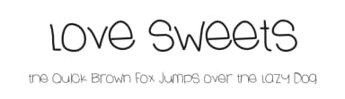 Love Sweets by Des Gomez — Script Handwritten Font — thumbnail 1