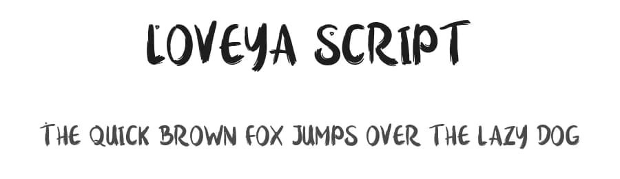 Loveya Script by Font Bundles — Script Handwritten Font