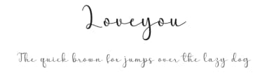 Loveyou by Fillo Graphic — Script Handwritten Font — thumbnail 1
