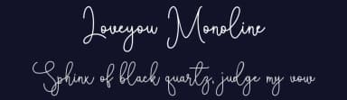 Loveyou Monoline by Fillo Graphic — Script Handwritten Font — thumbnail 2