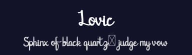Lovic by Edric Studio — Script Handwritten Font — thumbnail 2