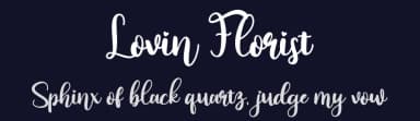 Lovin Florist by Bearytype — Script Handwritten Font — thumbnail 2