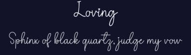 Loving by Danar Nugroho — Script Handwritten Font — thumbnail 2