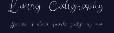 Loving Caligraphy by Eddy Goodboy — Script Handwritten Font — thumbnail 2