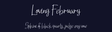 Loving February by Illushvara — Script Handwritten Font — thumbnail 2