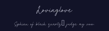 Lovinglove by selawetype — Script Handwritten Font — thumbnail 2