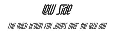 Low Side by NihStudio — Sans Serif Font — thumbnail 1