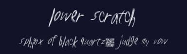 Lower Scratch by Xerographer Fonts — Script Handwritten Font — thumbnail 2