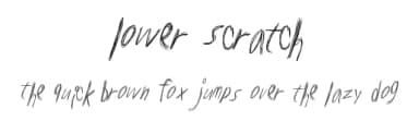 Lower Scratch by Xerographer Fonts — Script Handwritten Font — thumbnail 1