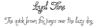 Loyal Fame by Dirt2.com - SickCapital — Script Handwritten Font — thumbnail 1