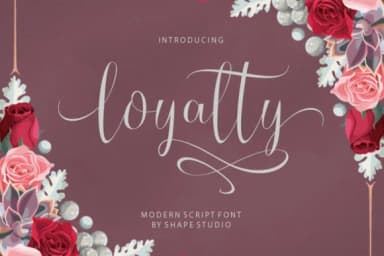 Loyalty Font by Letterware — Script Handwritten Font — thumbnail 1