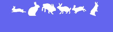 LP Rabbits 1 by ShadowyMist — Dingbats Font — thumbnail 3