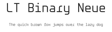 LT Binary Neue by LyonsType — Sans Serif Font — thumbnail 1