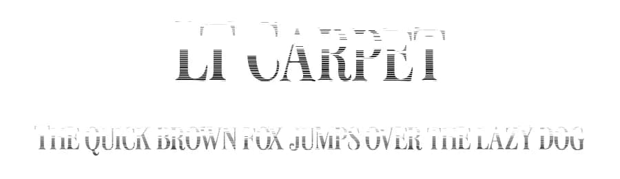 LT Carpet by LyonsType — Serif Font