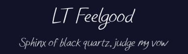 LT Feelgood by LyonsType — Script Handwritten Font — thumbnail 2